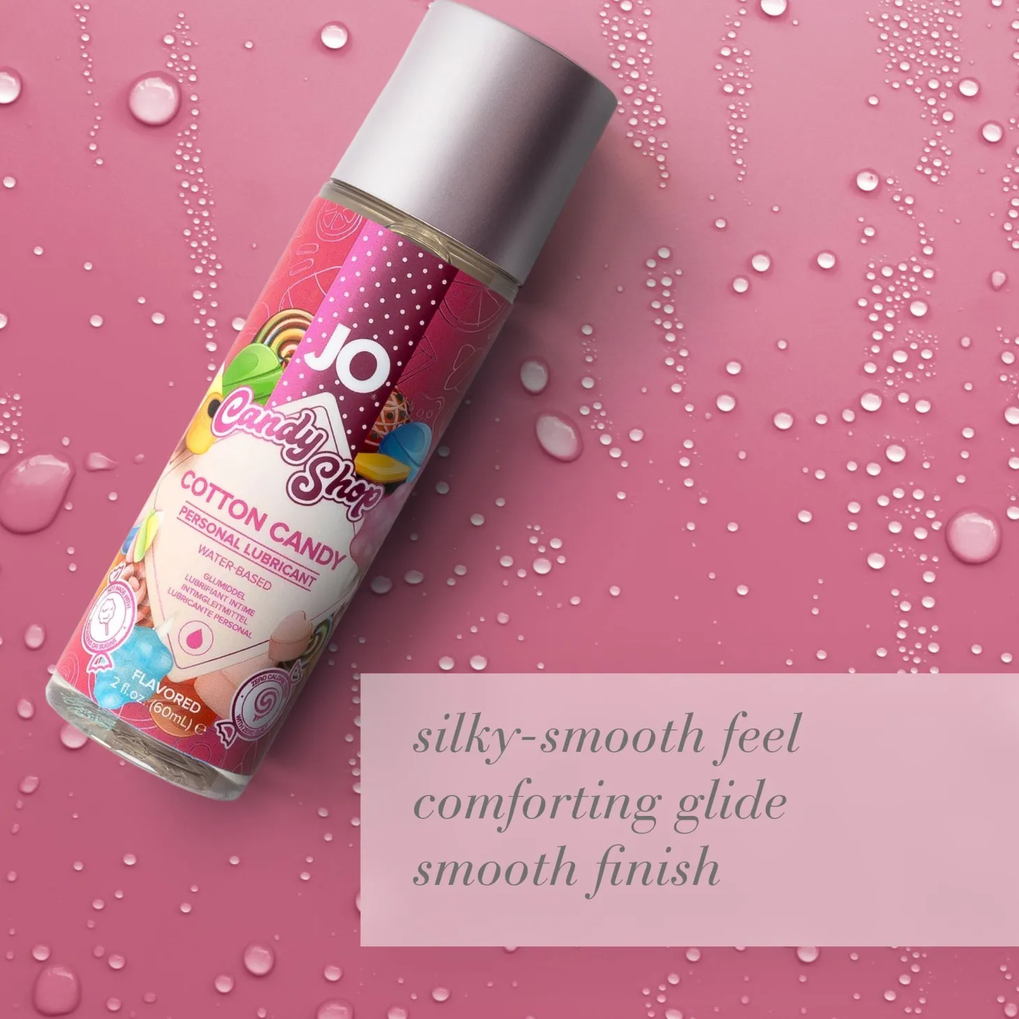 JO - Candy Shop H2O Suikerspin Glijmiddel - 60ml