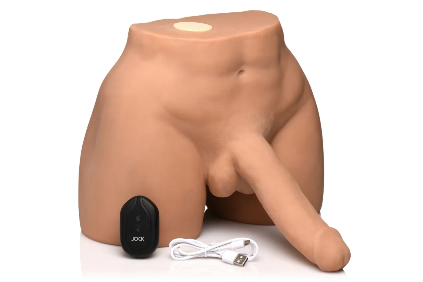 JOCK - Automatisch Knijpende & Vibrerende Masturbator - Medium