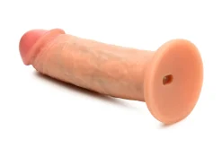 JOCK - Real Skin Vibrerend Dildo - 20 cm & Lichtkleurig