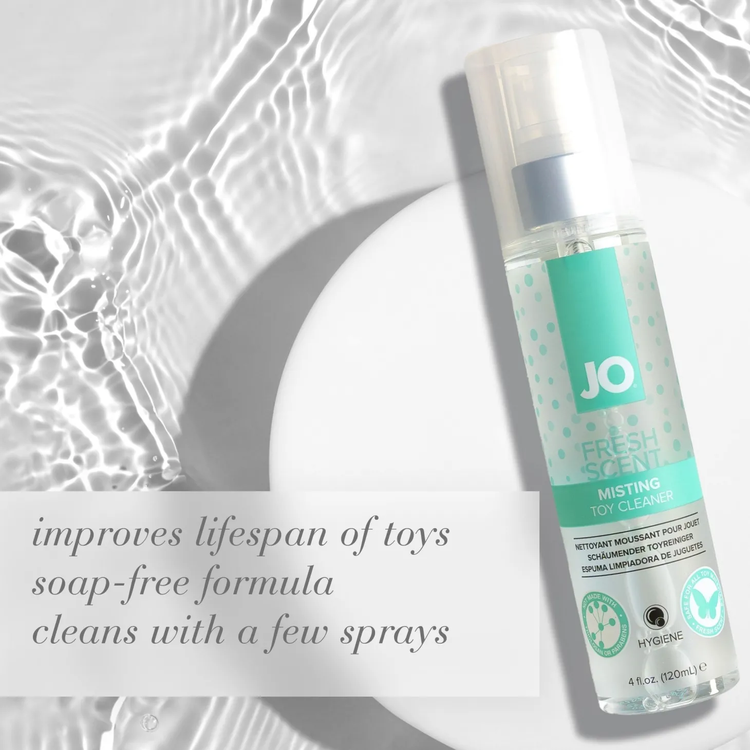 JO - Misting Toy Cleaner Fresh Scent - 120 ml