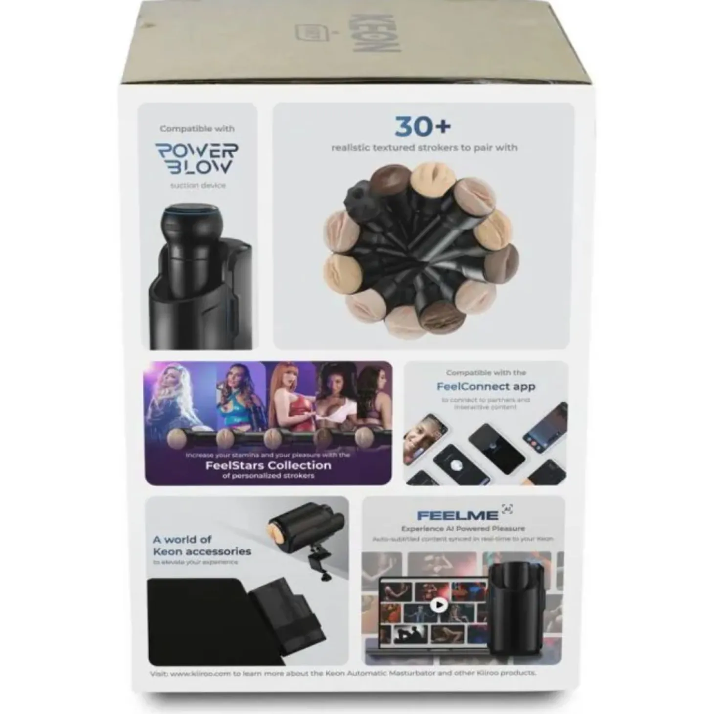 Kiiroo – Keon WiFi Masturbator – Zwart