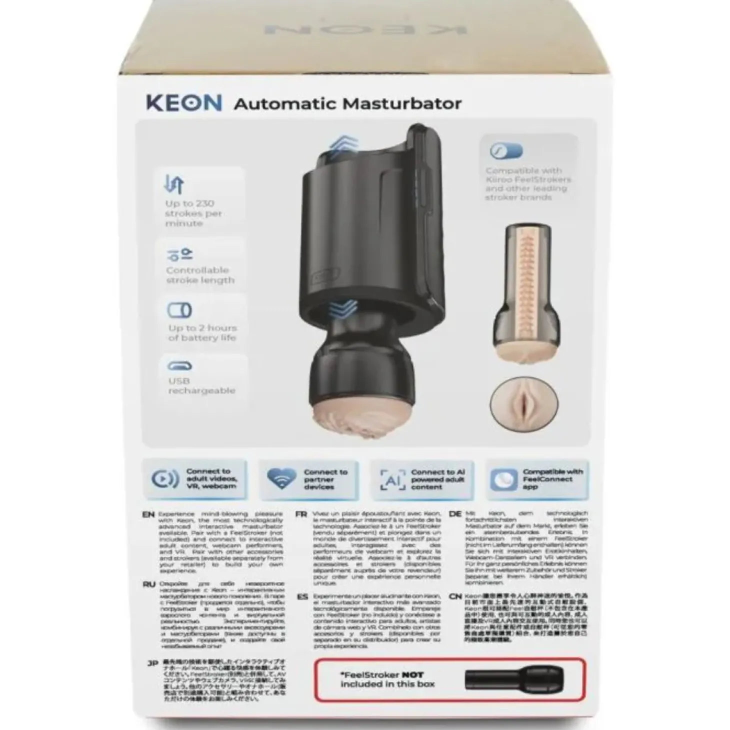 Kiiroo – Keon WiFi Masturbator – Zwart