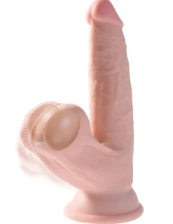 King Cock Plus Realistische Dildo Met Bewegende Balzak - 24 cm