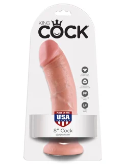 King Cock Realistische Dildo Met Zuignap  - 20 cm