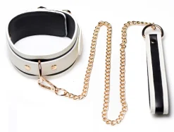 Kink in the Dark - Glow In De Dark Halsband Met Riem