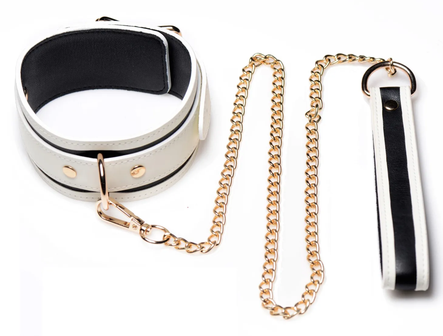Kink in the Dark - Glow In De Dark Halsband Met Riem