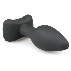 Kleine zwarte siliconen buttplug