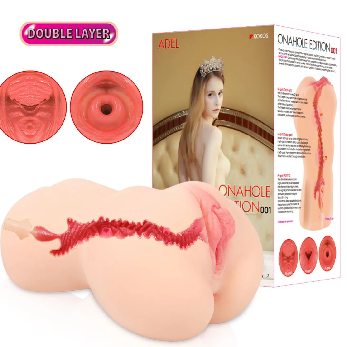 Kokos - Onahole Edition 001 Double Layer XL Masturbator