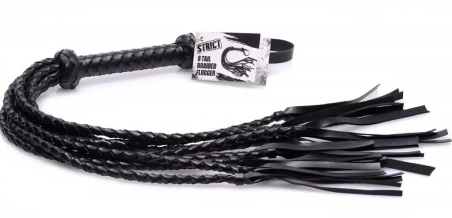 Lange Gevlochten Flogger