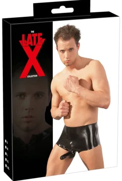 Latex Boxer Met Sleeve