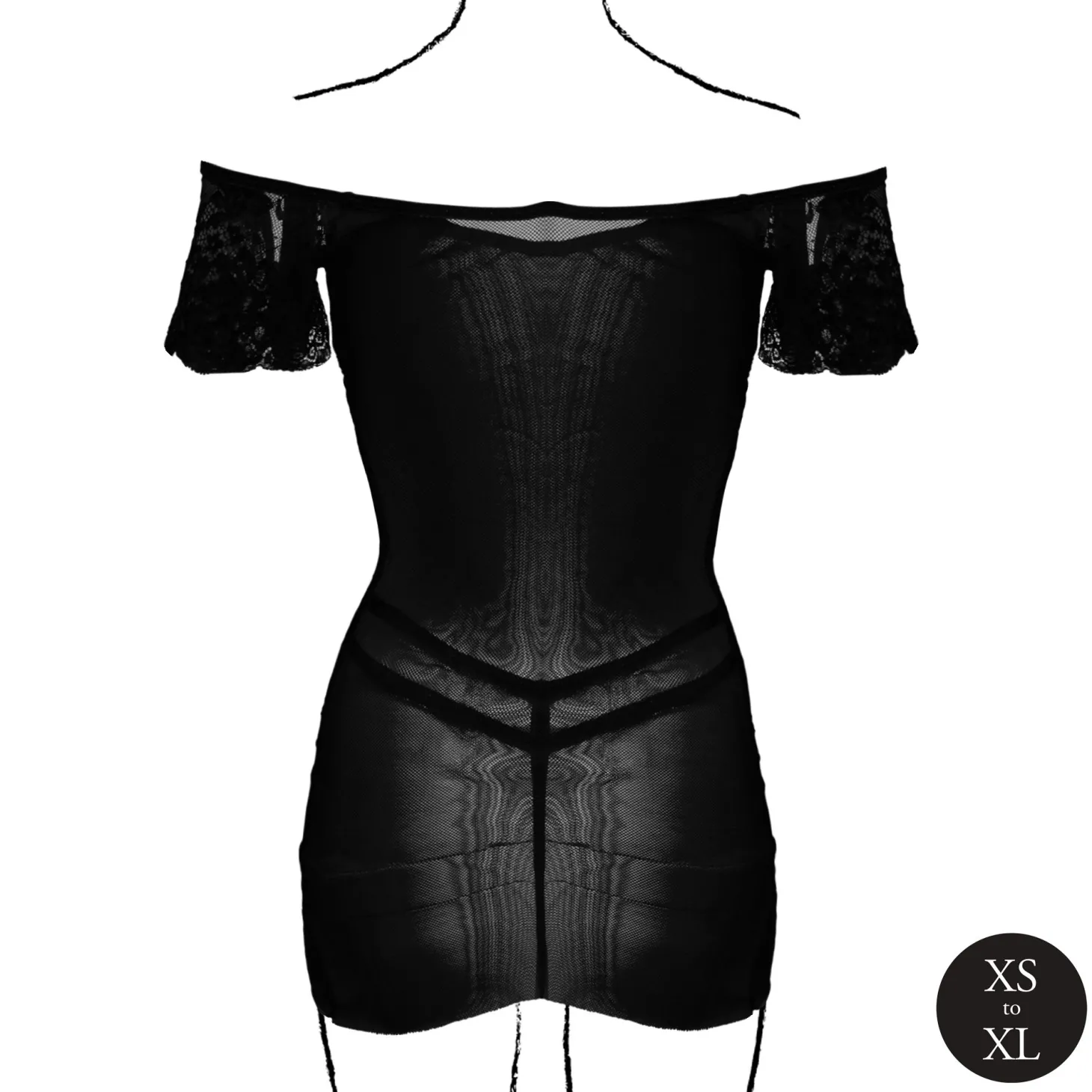 Le Désir - Olympia Babydoll - Zwart