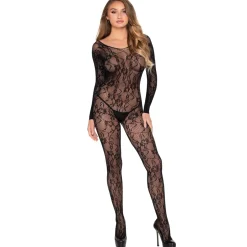 Leg Avenue - Lace Bodystocking - Zwart