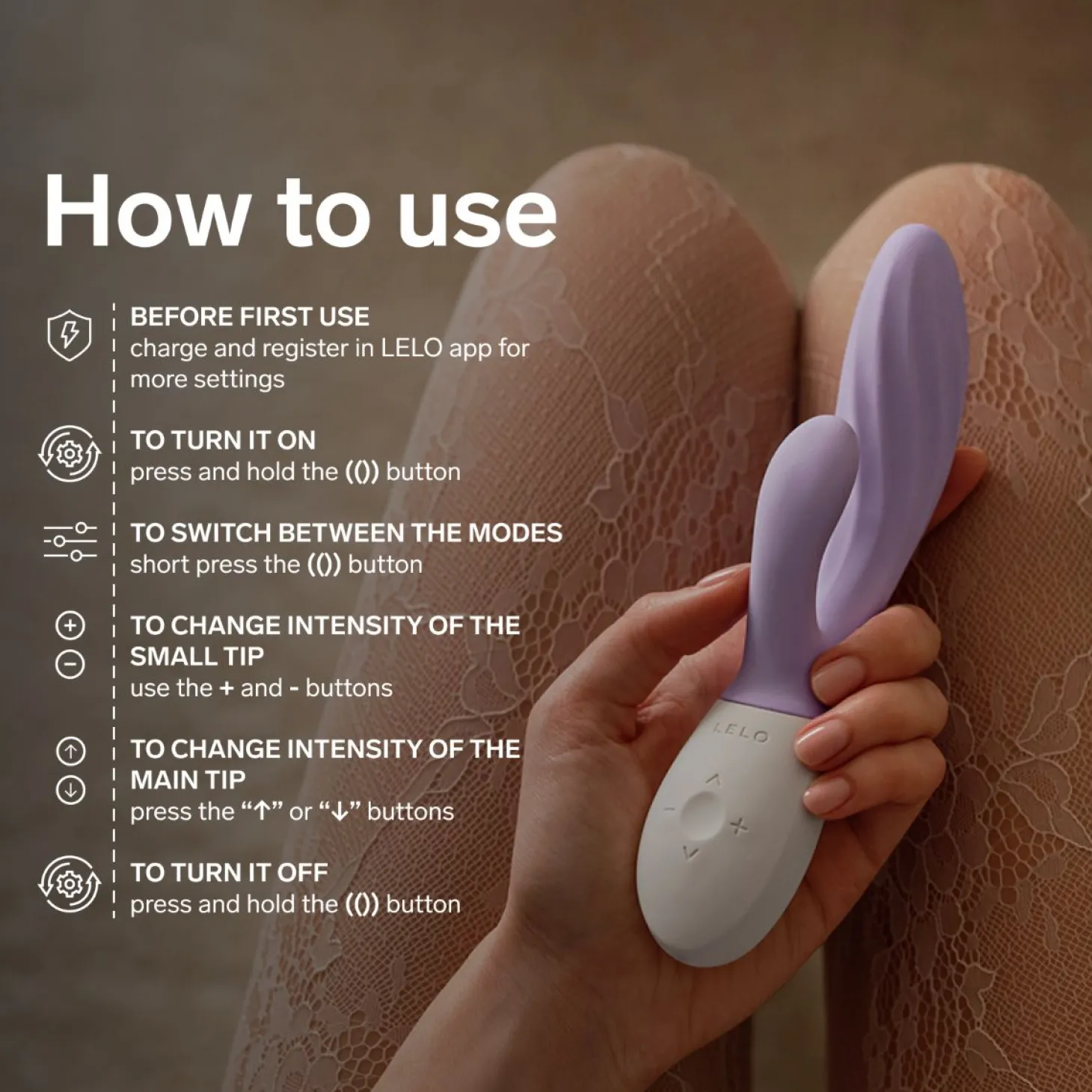 LELO - INA Twist Dual-Action Massager - Lavender