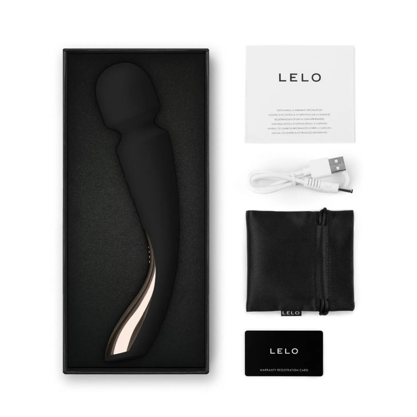 LELO - Smart Wand 2 Medium - Zwart