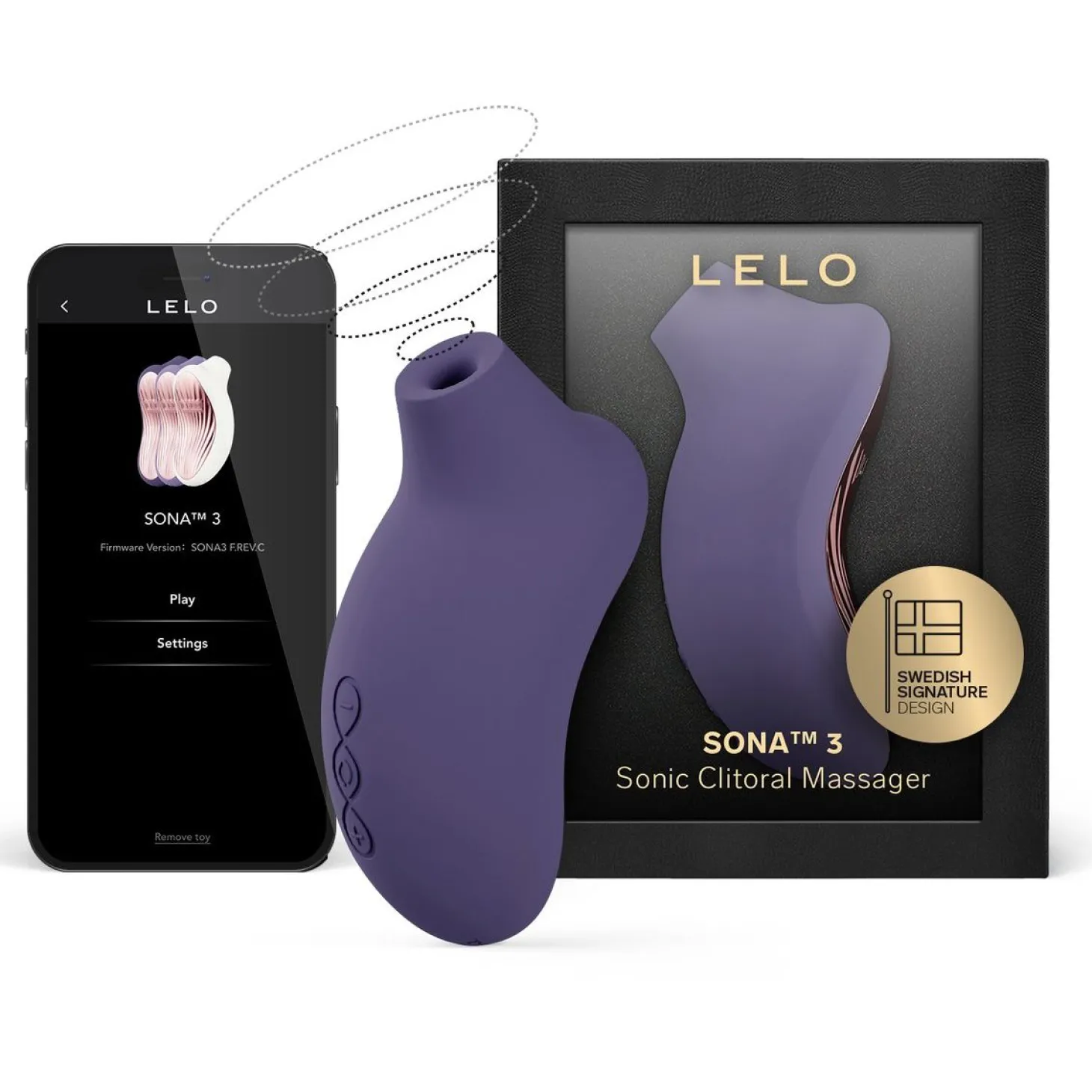 LELO - SONA 3 Clitoris Stimulator - Cyber Purple
