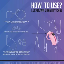 LOCKDOWN - Chastity Cage Medium - Pink