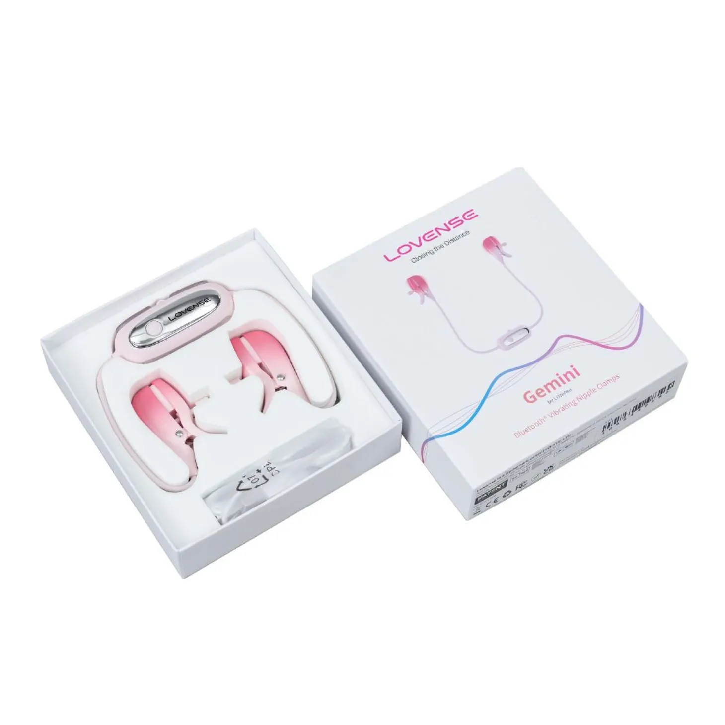 Lovense - Gemini Vibrerende Tepelklemmen App Controlled