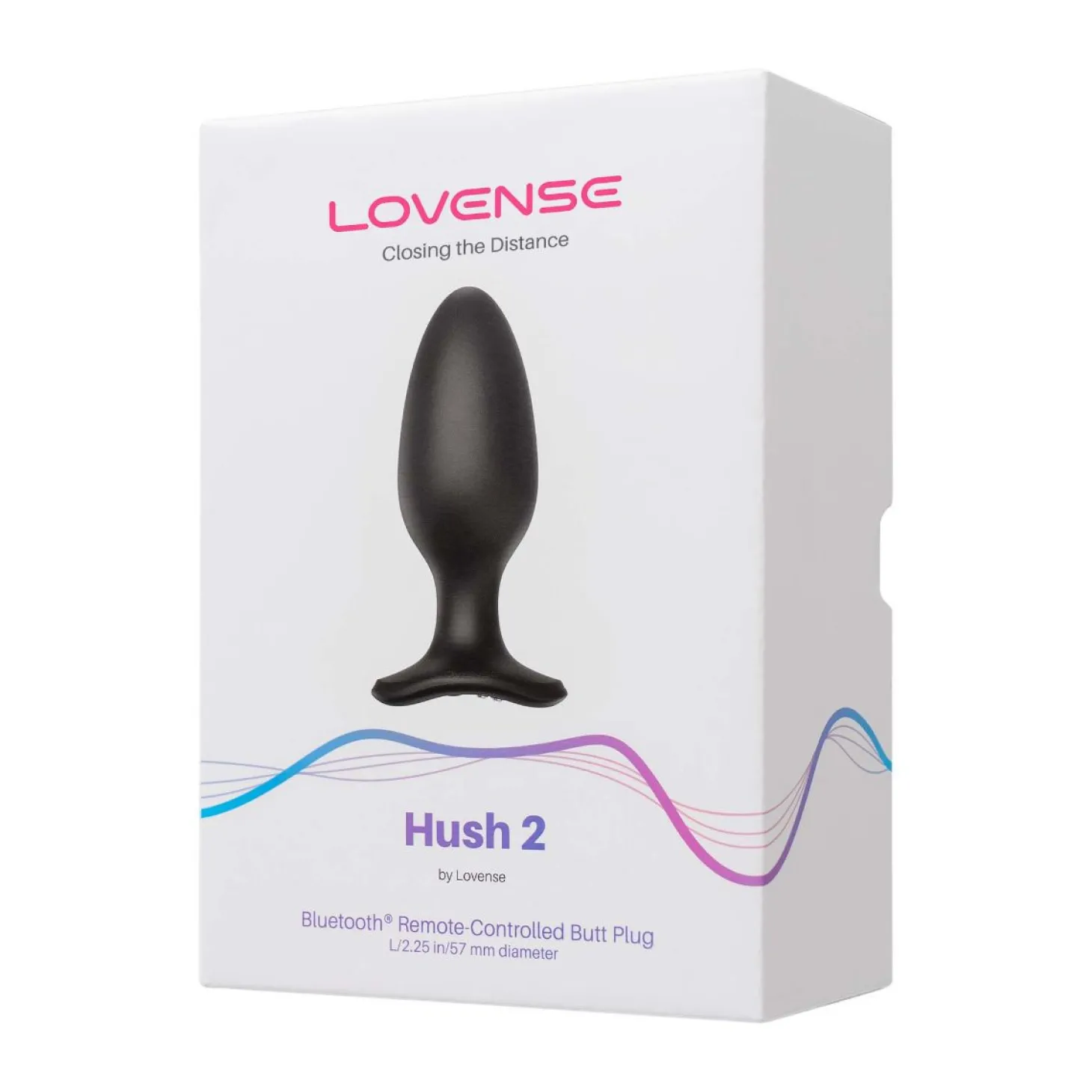 Lovense - Hush 2 Vibrerende Buttplug Met App - Zwart