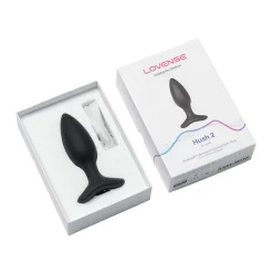 Lovense - Hush 2 Vibrerende Buttplug Met App - Zwart