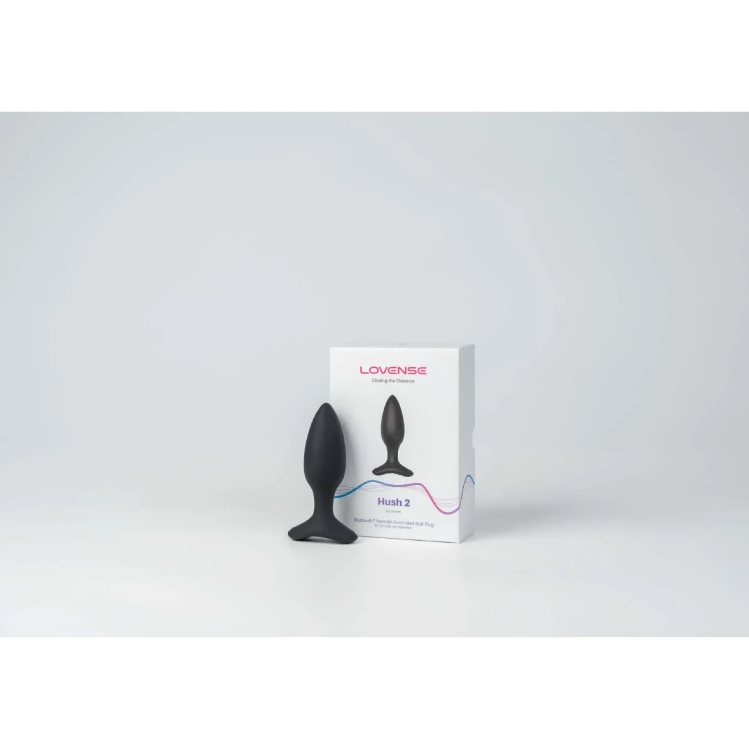 Lovense - Hush 2 Vibrerende Buttplug Met App - Zwart
