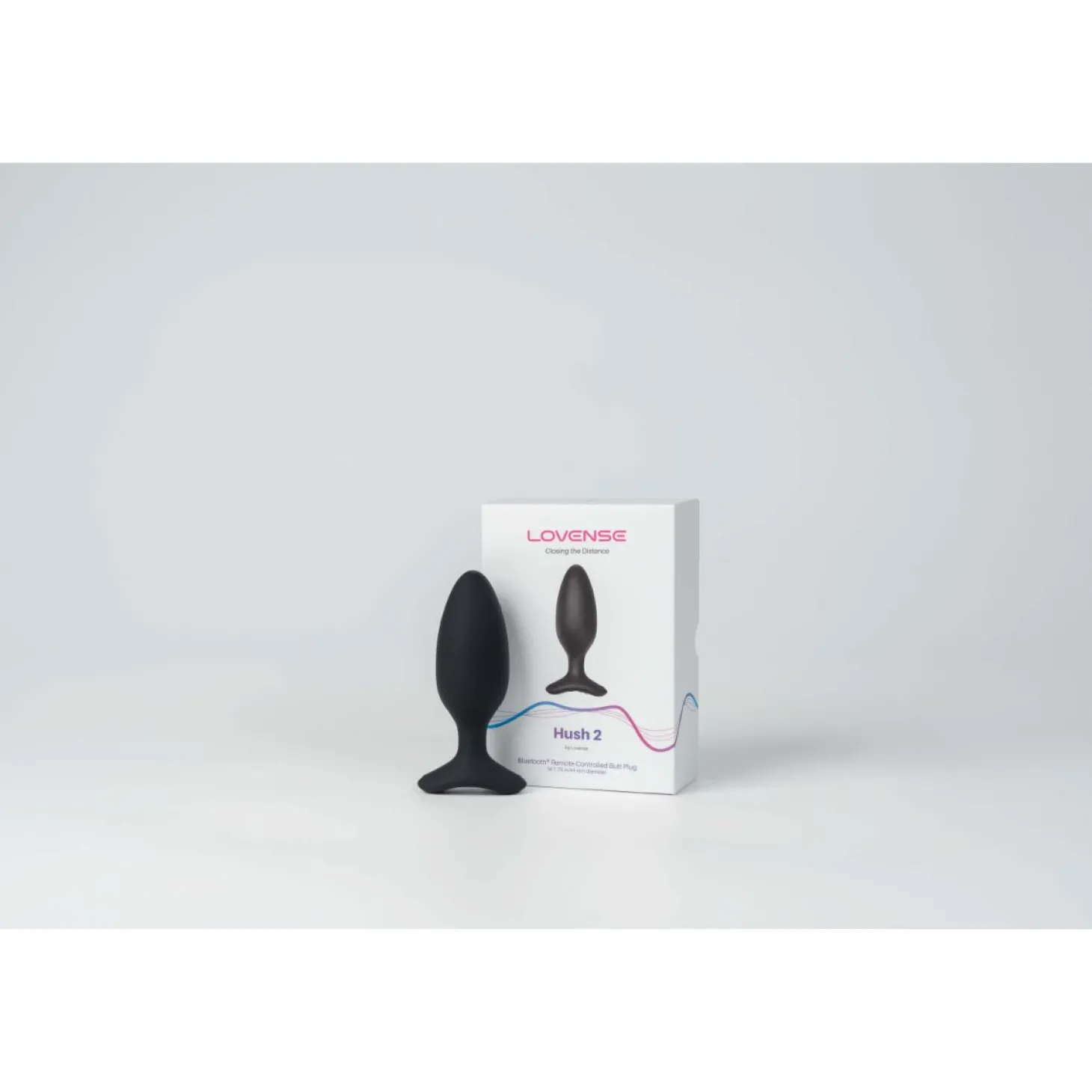 Lovense - Hush 2 Vibrerende Buttplug Met App - Zwart