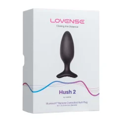 Lovense - Hush 2 Vibrerende Buttplug Met App - Zwart