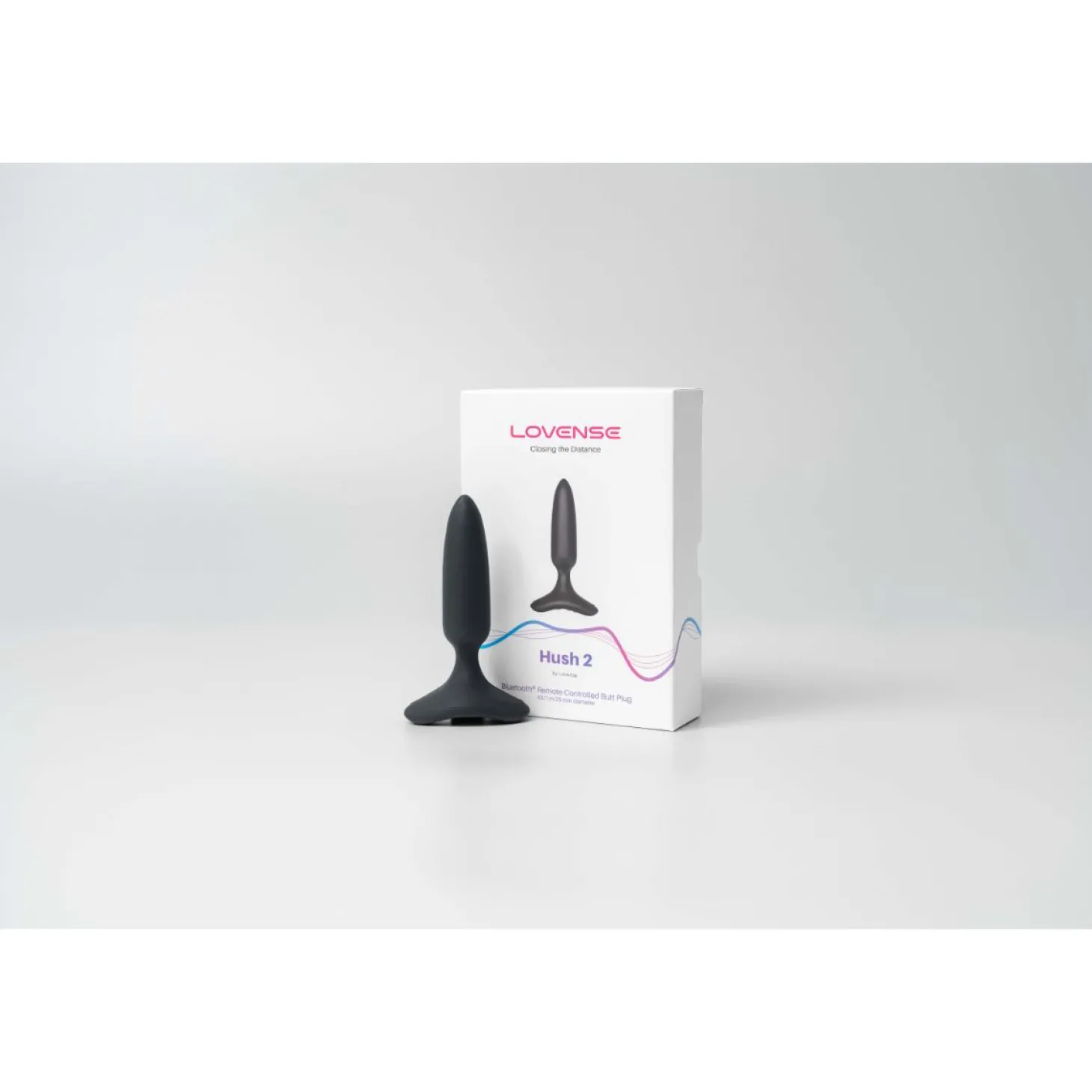 Lovense - Hush 2 Vibrerende Buttplug Met App - Zwart