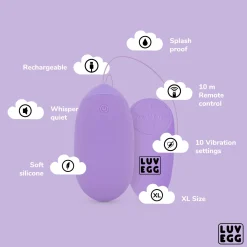 Luv Egg XL- Paars
