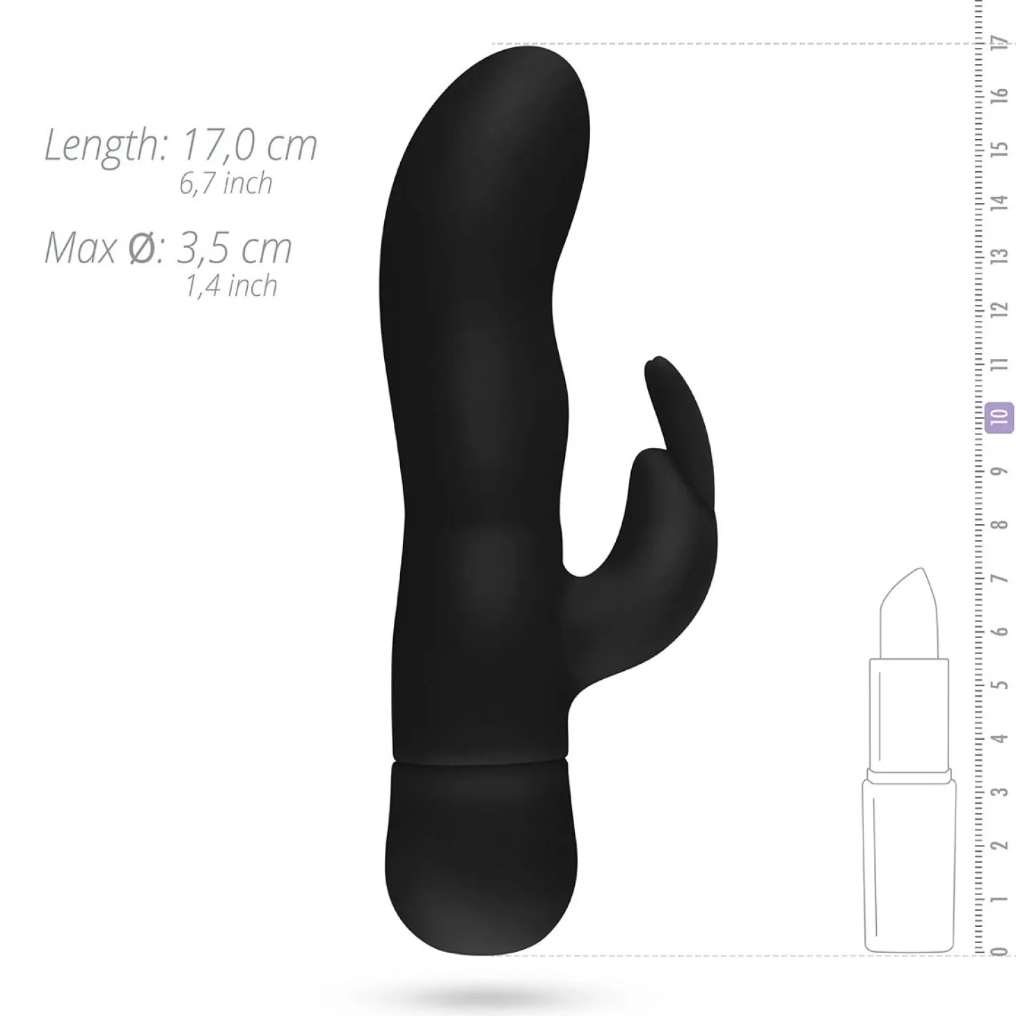 Mad Rabbit Vibrator - Zwart