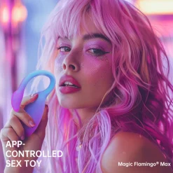 Magic Motion - Magic Flamingo Max Vibratie Ei - Blauw