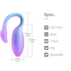 Magic Motion - Magic Flamingo Max Vibratie Ei - Blauw