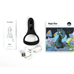 Magic Motion - Rise Smart Vibrerende Cockring - Black