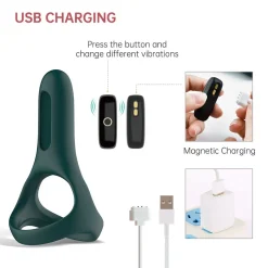 Magic Motion - Rise Smart Vibrerende Cockring - Groen