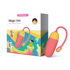 Magic Motion - Vini App Controlled Vibratie Eitje - Koraal/Geel