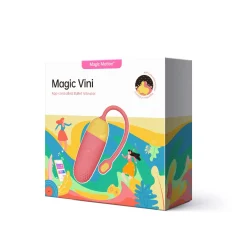 Magic Motion - Vini App Controlled Vibratie Eitje - Koraal/Geel