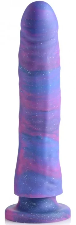 Magic Stick Siliconen Dildo Met Glitters - 24 cm