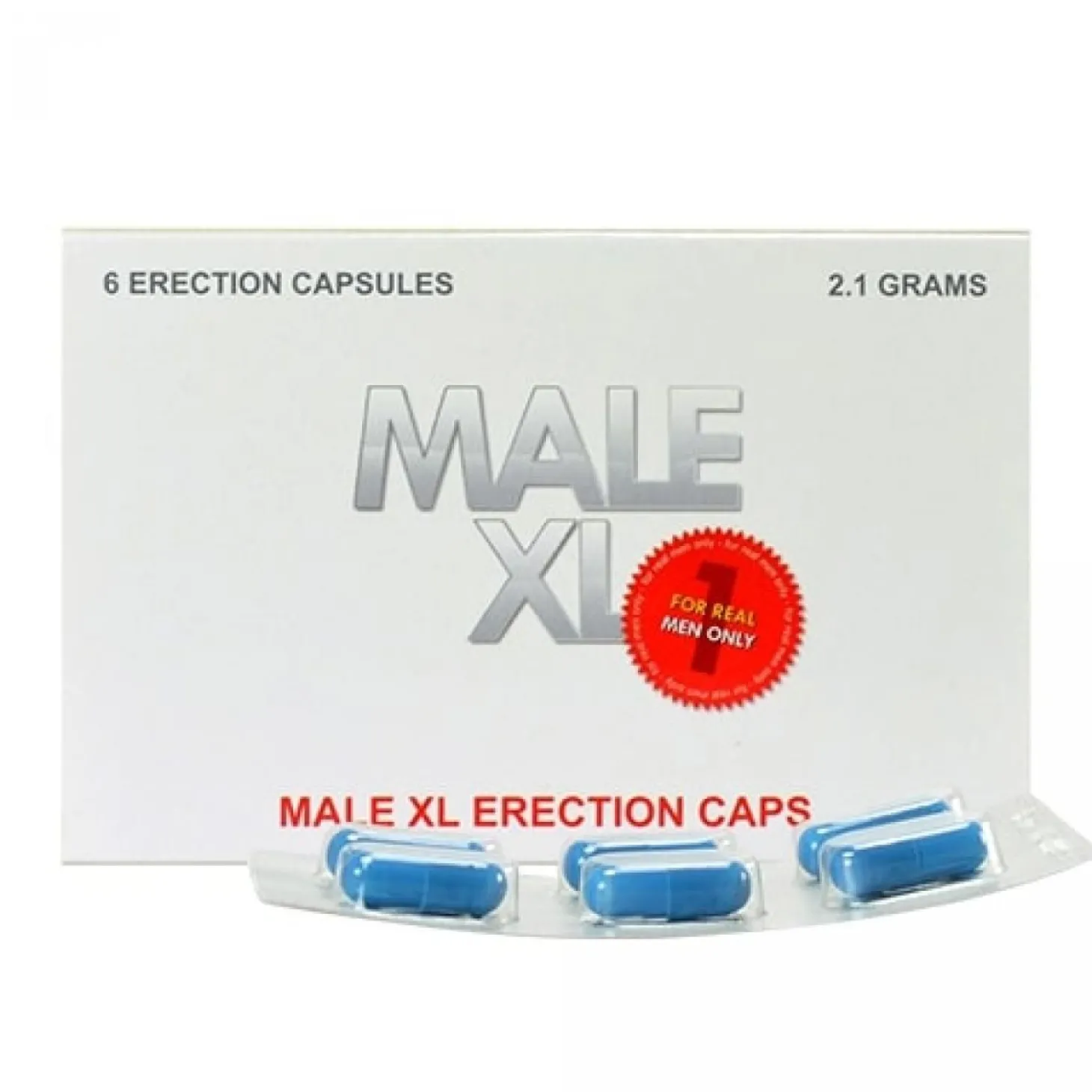 Male XL Erection Erectiepillen - 6 Stuks
