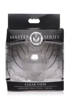 Master Series - Clear View Holle Anaalplug - Small