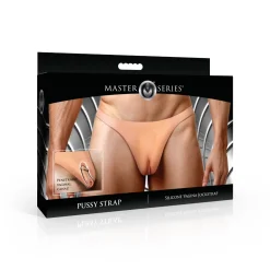 Master Series - Pussy Strap Vagina Jockstrap - Beige