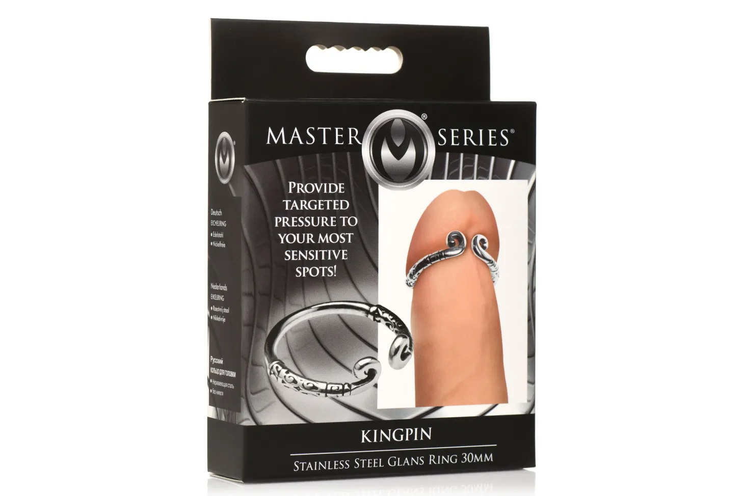Master Series - Roestvrijstalen Glansring - Zilver