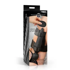 Master Series - Thunderstick Wand met Dijbeenband - Zwart