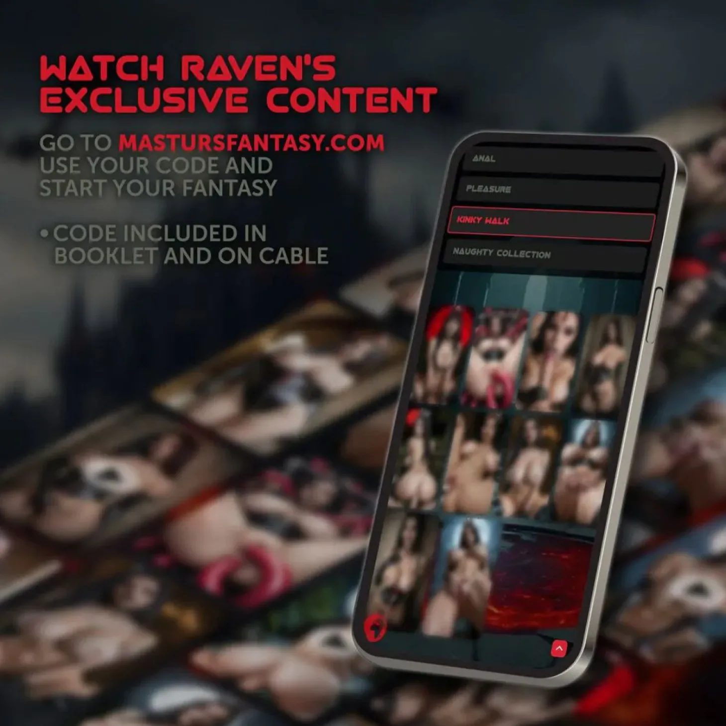 Masturs - Raven Shadow Sinner Masturbator - Interactive