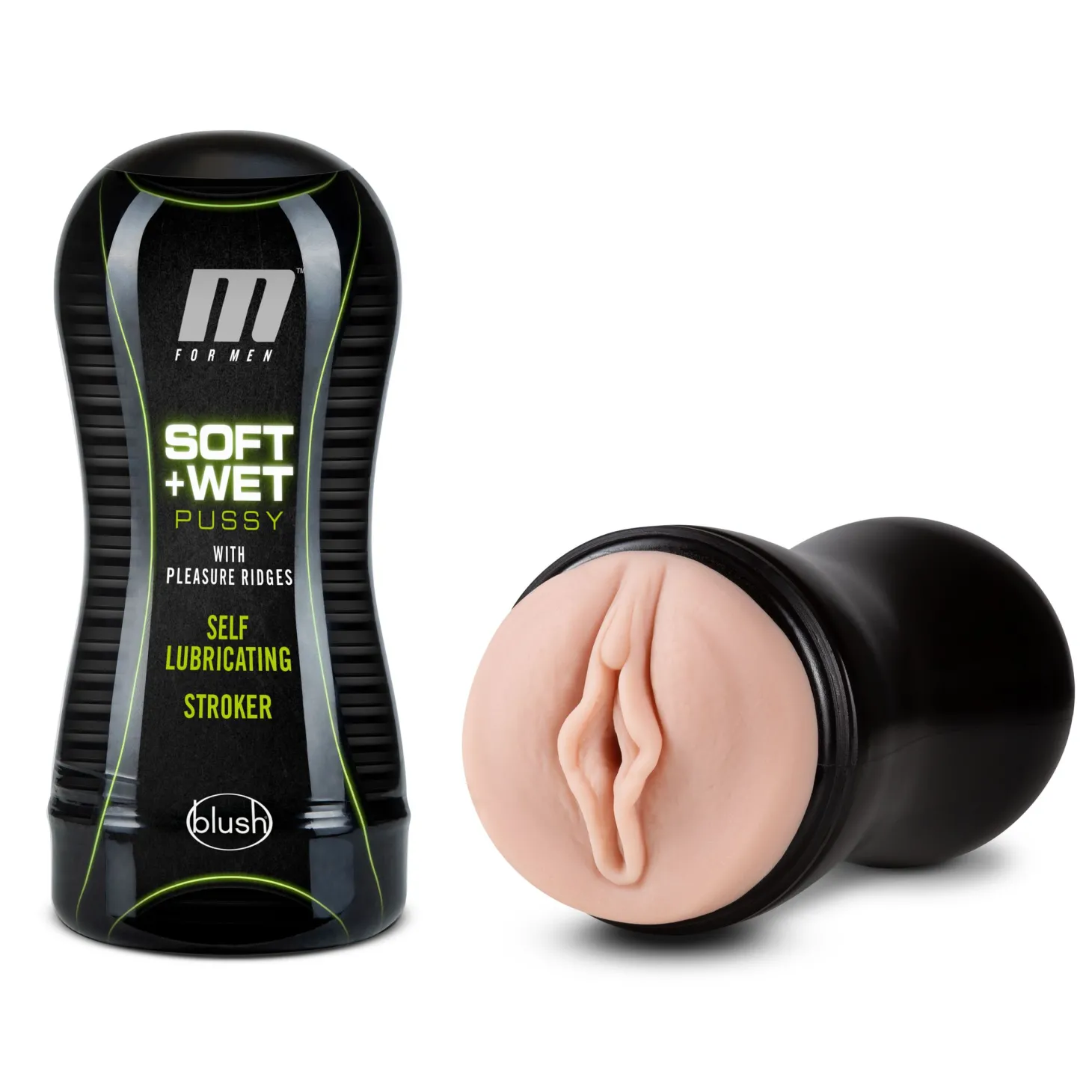 M for Men - Soft and Wet Masturbator Self Lubricating - Ribbels