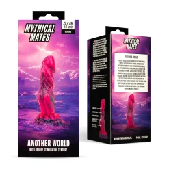 Mythical Mates - Another World Dildo Roze & Paars - 22.4 cm