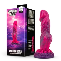 Mythical Mates - Another World Dildo Roze & Paars - 22.4 cm