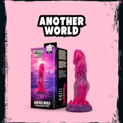 Mythical Mates - Another World Dildo Roze & Paars - 22.4 cm
