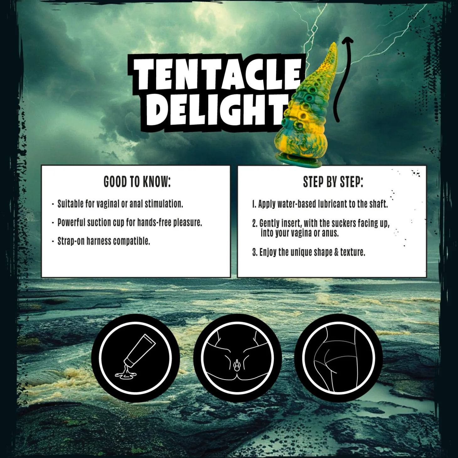 Mythical Mates - Tentacle Delight Groen & Geel