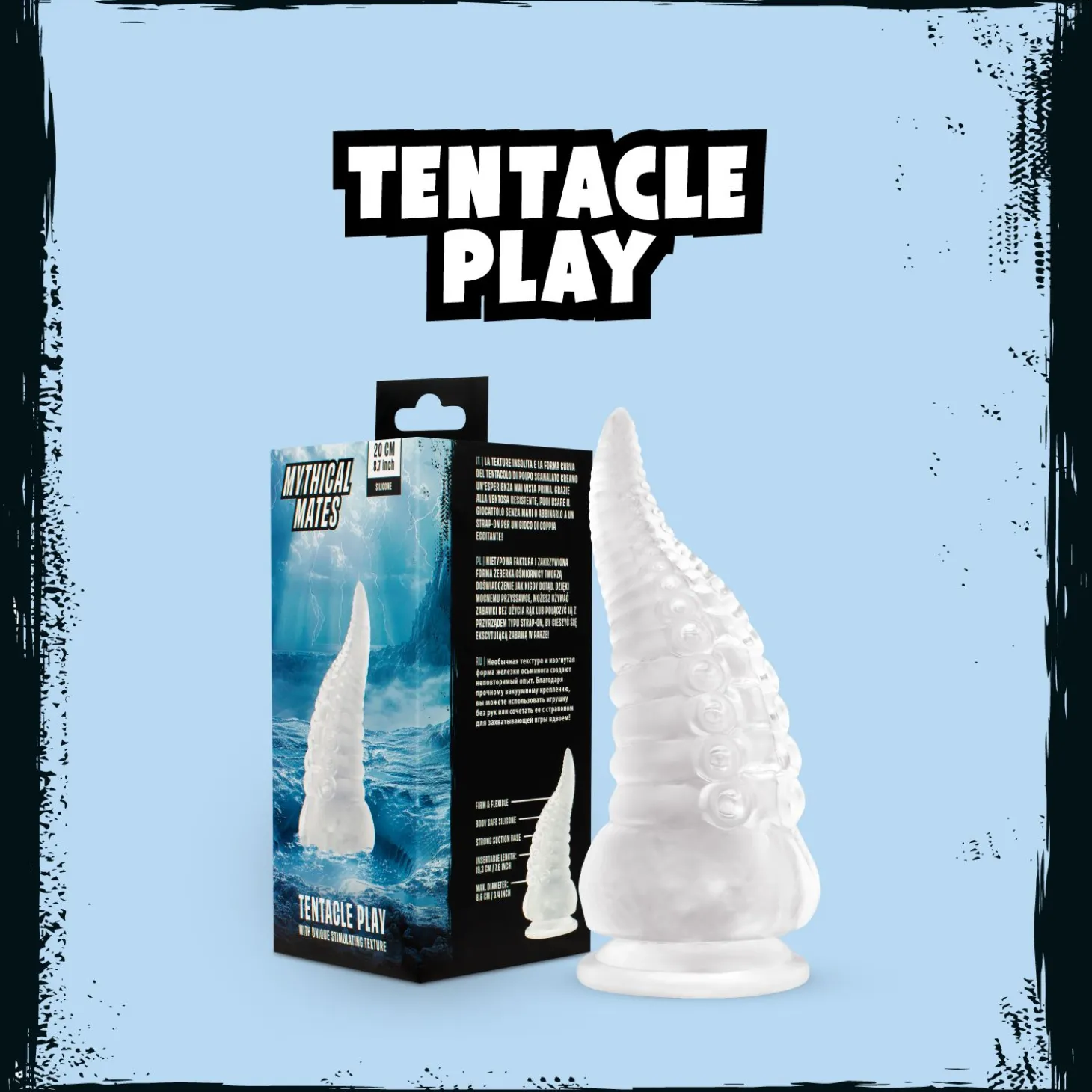 Mythical Mates - Tentacle Play Jelly Dildo - 20 cm