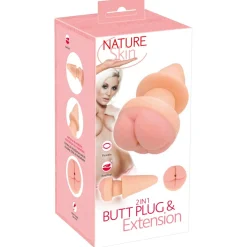 Nature Skin - 2-in-1 Butt Plug & Extension
