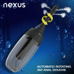 Nexus – Automatic Rotating 360° Anal Douche – Zwart